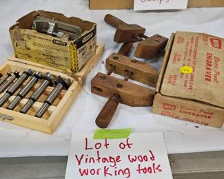 VINTAGE WOOD WORKING TOOLS
