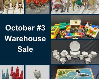 October 3 Warehouse Sale