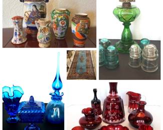 MP Vases Glass RugColorful