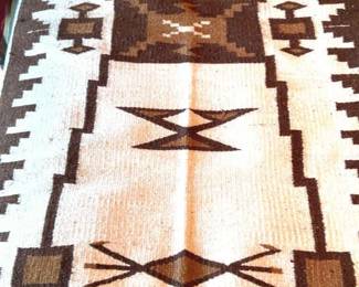 Vintage Handwoven Native American Rug