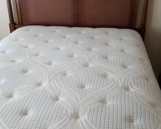 Reproduction Antique Queen Bed And Plush Mattress