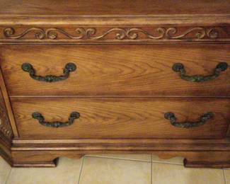 Ornate 2 Drawer Chest