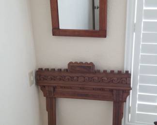 Antique Mirror and Frame