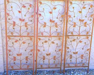 Decorative Rusted Metal Panels