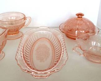 Federal, Hazel Atlas Jeanette Glass Pieces