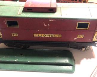 Vintage Red Lionel Train