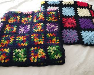 Colorful Crocheted Afghans