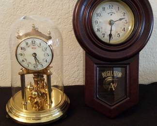 Clocks Nini Regulator And Brass