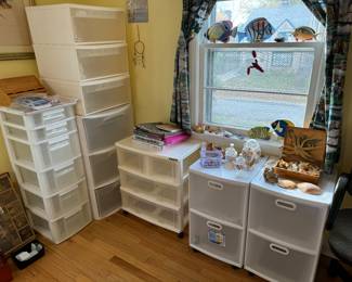 So many plastic organizers