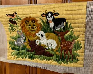 Embroidery and needlework wall art