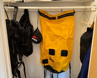 Camping gear!!! Tons of camping gear! 