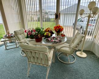 Patio table and chairs