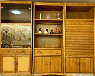 Mid-century modern bookshelves