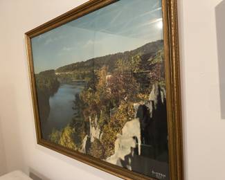 Framed river bluff photo 