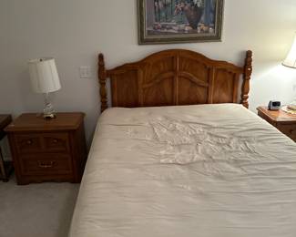 Thomasville Bed, Nightstands