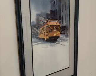 Como-Harriet Street Car, Dave Riebe signed artist proof 