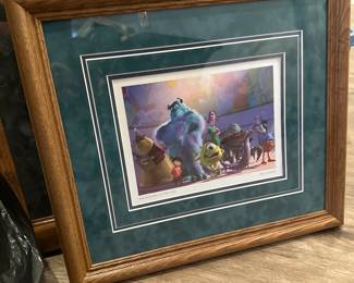 Framed Monster's Inc.