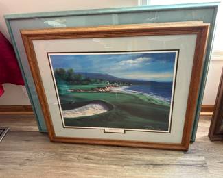 Pebble Beach Golf Print