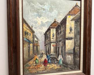 Oil on canvas print, 