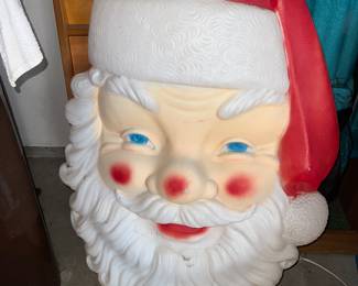 Vintage Santa Blow Mold