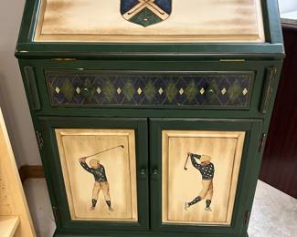 Golf Themed Drop Front Desk