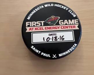 MN WILD Hockey Puck