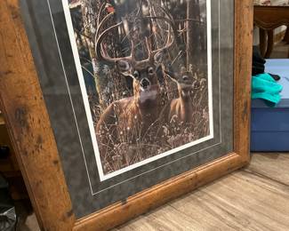 Framed Deer Print