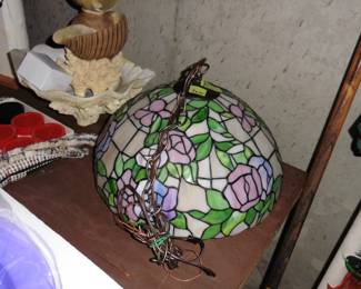 Stained Glass Hanging Lamp