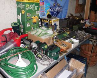 Hand Vacuums,  Steam Cleaner, Hand Tools, Car Waxer