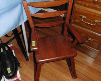 Antique Childs Rocking Chair