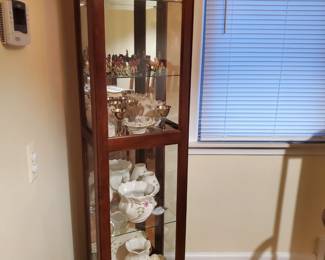 Curio Cabinet, side-open, available for presale!