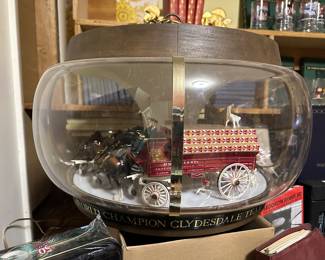 Budweiser Clydesdale Parade Rotating Carousel Light 1960s