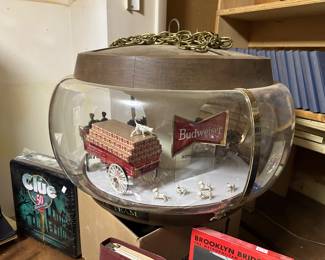 Budweiser Clydesdale Parade Rotating Carousel Light 1960s