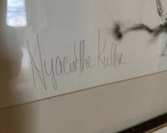 Where The Child Wandered Alone By Hyacinthe Kuller Baron, Signed and Numbered Lithograph