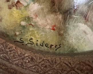 "Pastoral Scene" By Stefanos Sideris Oil On Masonite