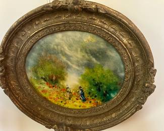 "Pastoral Scene" By Stefanos Sideris Oil On Masonite