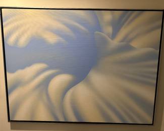 Blue Burst By Jack Hagman, Original Painting