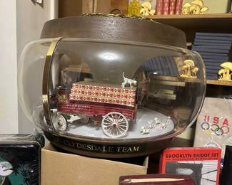 Budweiser Clydesdale Parade Rotating Carousel Light 1960s