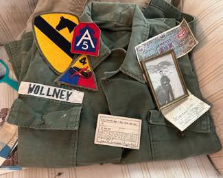 1950s US Army Uniform and Souvenirs from soldier stationed in Korea