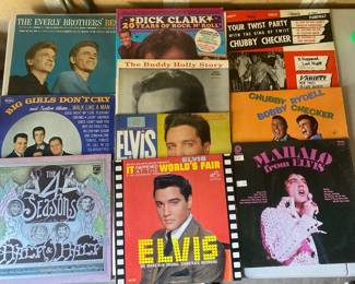 vinyl elvis buddy hollly chubby checkers