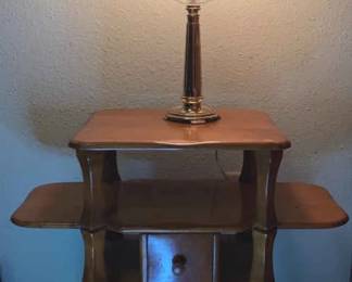 art deco lamp end table