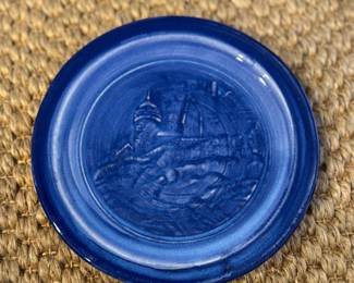 Glazed Ceramic Salad Plate.