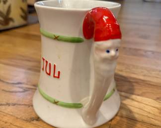 Vintage Christmas Pitcher. Photo 2 of 2.