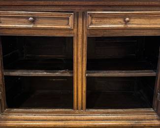 Antique Buffet / Server / Cabinet. Measures 52" W x 19" D x 38" H. Photo 4 of 4.