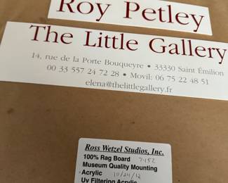 Nude By Roy Petley. Measures 10.5" x 15". Photo 2 of 2.