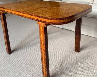 Petite Burl Wood Cocktail Table. Measures 36" x 22" x 22" H. Photo 2 of 3.