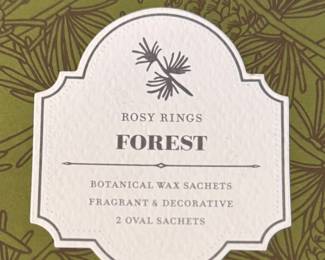 Scented Botanical Wax Sachet in Forest. Photo 2 of 2.