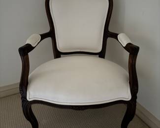 Pair of Antique Arm Chairs. Each Measures 25" W x 24" D. Photo 2 of 3.