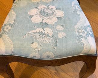 Set of 6 Queen-Anne Style Dining Chairs with Cane Backs. Each Measures 20" W with 16" Seat Depth and 18" Seat Height. No Stains on Seats! Photo 4 of 4.