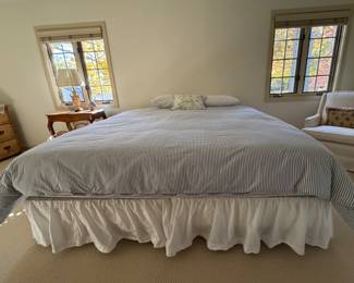 King Size Mattress & Bedding. Photo 1 of 2.